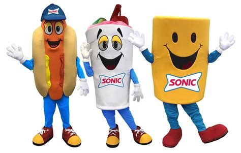 Sonic fast food mascot